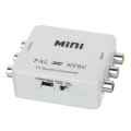 1080P HD MINI TV System Converter PAL to NTSC Adapter - White