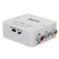 1080P HD MINI TV System Converter PAL to NTSC Adapter - White