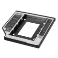 2.5" SATA to SATA HDD/SSD Caddy for 9.5mm Notebook Optical Drive