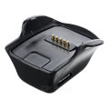 USB Charger Charging Dock for Samsung Galaxy Gear Fit R350 - Black