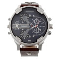 CAGARNY 6820 Fashion Stainless Steel Case Quartz Analog Wrist Watch