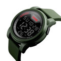 SKMEI Men&#39;s 50m Waterproof Digital Sports Watch - Army Green