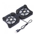 Mini Laptop Cooling Pad Fan Cooler for Notebook Radiator