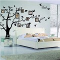3D DIY Photo Tree PVC Wall Decals/Adhesive Family Wall Stickers Mural Art Home Decor (Large 200*250C