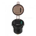 Eastor Waterproof QC 3.0 USB Charger Socket Power Outlet w/ Digital Voltmeter Ammeter Monitoring for