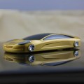 F8 Super Mini Car Style Dual Sim Unlocked Bar Cell Phone 1500mAh Battery - Gold