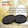 ZOMEI Circular Filter Polarizer Silm CPL Optical Camera Lens Caliber 55mm