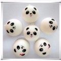 4cm Fun Panda Style Squishy Toy Charms Kawaii Cell Phone Key Bag Strap Pendant Squishes White