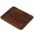 Genuine Leather Magic Wallet Credit Cart Wallet Mini Slim Wallet Card & ID Holders Man Women Busines