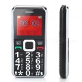 Unlocked Big Button Mobile Phone For Elderly Senior With Sos Button, FM, Loud Speaker - Black