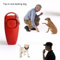 2-in-1 Dog Training Whistle Clicker Pet Dog Trainer Aid Guide Dog Supplies Light Green