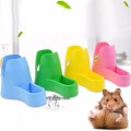 3 In 1 Hamster Water Bottle, 80ml Pet Drinking Bottle With Food Container For Feeding Rest For Small