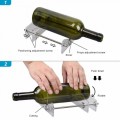 Professional Glass Bottle Cutter Bottle-Cutter, DIY Wine Beer Glass Cutting Tool Machine White