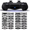 40-Piece LED Sticker Decal, PS4 Light Bar Stickers Set For Playstation 4 Controller Black