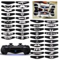 40-Piece LED Sticker Decal, PS4 Light Bar Stickers Set For Playstation 4 Controller Black