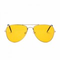 UVLAIK Pilot Aviation Night Vision Sunglasses Goggles Glasses UV400 Sun Glasses Driver Night Driving