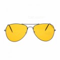 UVLAIK Pilot Aviation Night Vision Sunglasses Goggles Glasses UV400 Sun Glasses Driver Night Driving