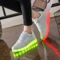 7ipupas Luminous LED Light Up Casual Sports Shoes for Boy Girl Kids, Christmas LED Lighted Simulatio