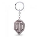 Game World of Tanks WOT Silver Coppery All Metal Bullet Symbol Keychain Dumitru Keychain Ring for Me