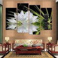 Flower Canvas Painting, Print Flower Wall Picture for Home and Living Room  - No.4558