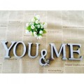 Wedding Love Letters English 3D Mirror Wall Stickers Alphabet Home Decor Logo For Wall Home Decorati