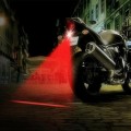 Motorcycle Fog Lights Red Line Cool Motorbike Tail Light Motorcycle Rear Car Laser Brake Turn Bulb A
