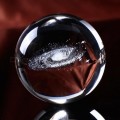 60mm 3D Laser Engraved Galaxy Glass Ball Quartz Crystal Home Decoration Accessories Miniatures Boy G