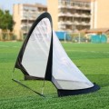 2 Pieces Soccer Football Goal Net Folding Black Training Goal Net Tent Kids Indoor Outdoor Play Toy