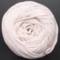 1pcs Durable 4mmx100 Meters White Macrame Cotton Twisted Cord Rope