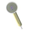 Pet Hair Remover Comb Brush Uv Light Pet Grooming Brush Gold