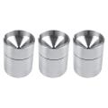 3x Stainless Steel Car Ashtray Smokeless Auto with Lid Ashtray