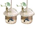 Mushroom-shaped Hanging Glass Planter Vase Rumble Fish Tank