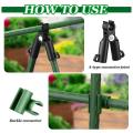 30pcs Plant Support Awning Pillar for 16mm Plant Steel Pipe Bracket