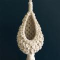 3x Tillandsia Hanging Basket Rope Holder Flower Home Decor (13cm)