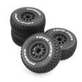 4pcs 112mm 1/10 Short Course Truck Tire Tyre Wheels with 12mm Hex