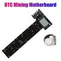 Eth-hsw3 Btc Motherboard with 128g Ssd+4x6pin to 8pin 30cm Power Cord