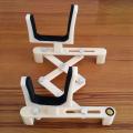 Violin Stand Holder for Full Size 4/4 3/4 1/2 1/4 Plastic Parts-white
