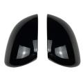 Side Rear View Mirror Cover for Mercedes-benz S-class Black Abs