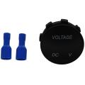 2x Voltaje Digital Resistente Al Agua Led Verde Para 12v-24v Dc Coche