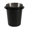 Stainless Steel Dosing Cup Coffee Sniffing Mug Powder Feeder, Black