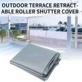Outdoor Retractable Waterproof & Uv-resistant Awning Rain Cover B