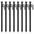 8 Pack Tent Stakes Tent Pegs for Camping Steel Tent Stakes ,40cm