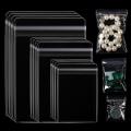 120 Pieces Jewelry Bag Self Seal Plastic Pvc Transparent Lock Bags