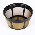 2pcs Basket Reusable High Temperature Resistant Mesh Coffee Filter