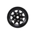 Steel 1.0 Beadlock Wheel Rim Wheel Hub for 1/24 Rc Car,black