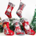 Christmas Stocking Large Xmas Gift Bags Decoration for Home Decor D