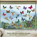 26 Pcs Bird Butterfly Window Clings Window Stickers Decor Decals