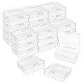 24 Pcs 3.3x3.3 Inches Empty Hinged Box, for Jewelry, Hardware, Crafts