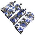 4 Pieces Wear Resistant Golf Club Head Covers for Golf Love Blue