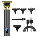 Hair Clippers Men Electric Beard Trimmer Rechargeable Cordless Black